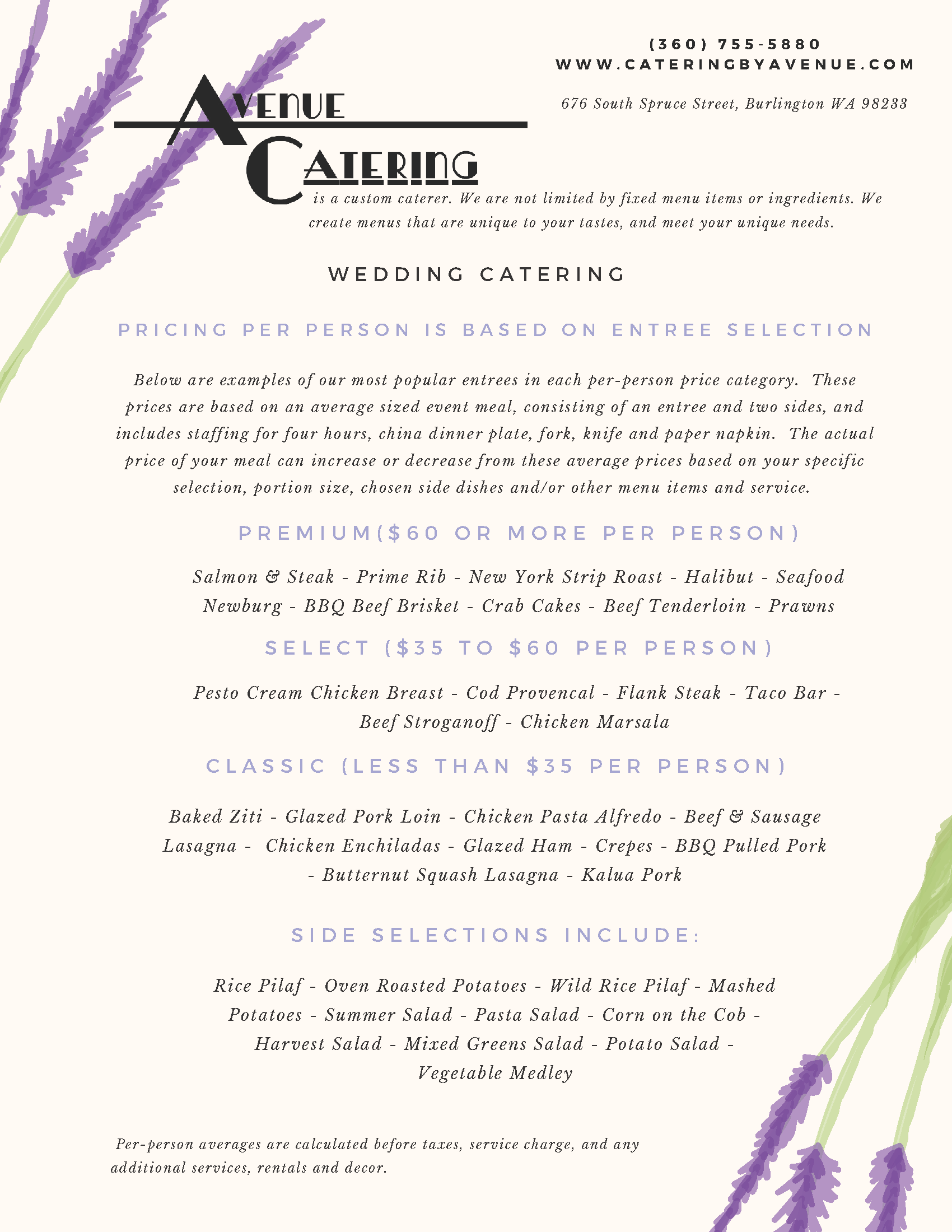 Wedding Catering